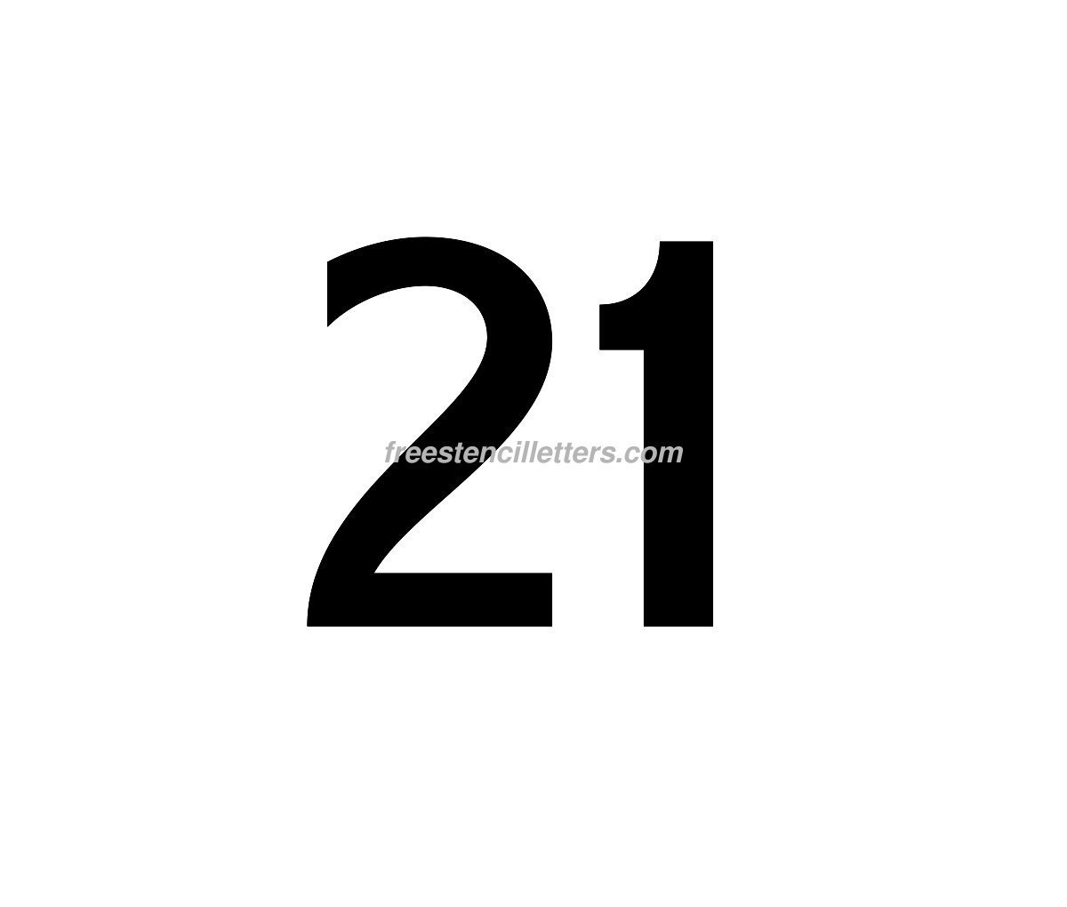 number 21