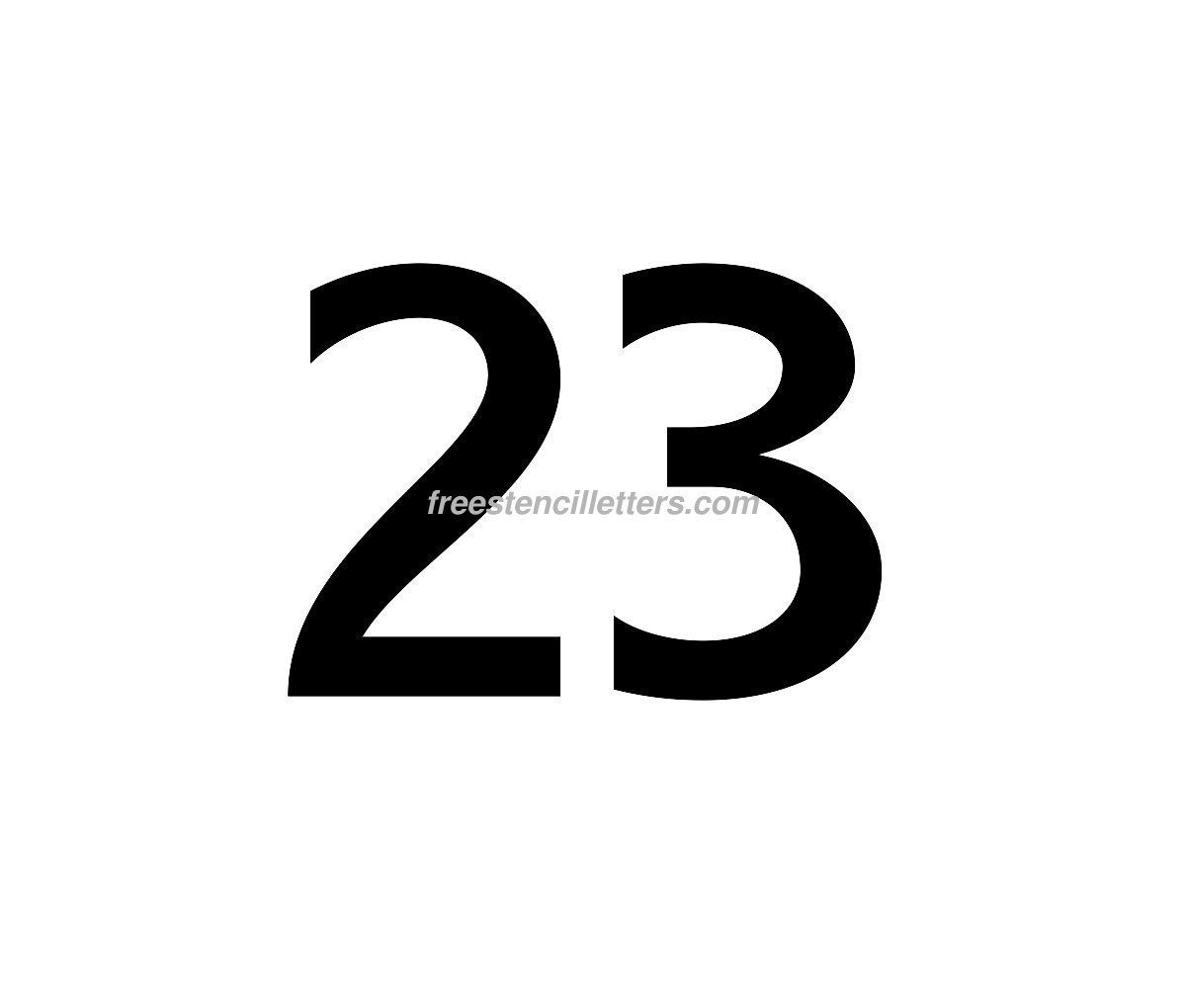 print-number-23-letter-stencil-free-stencil-letters