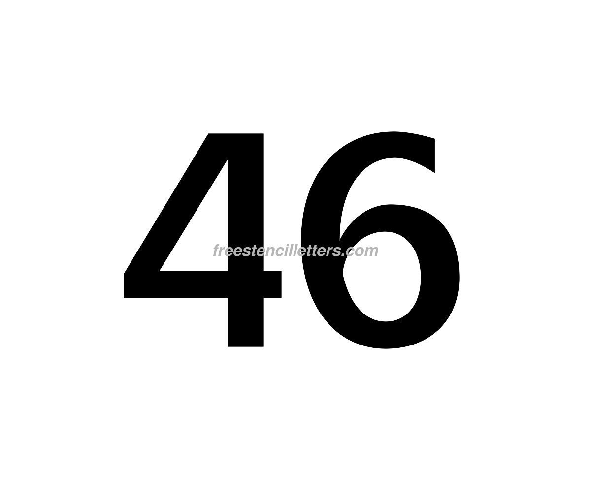 number 46