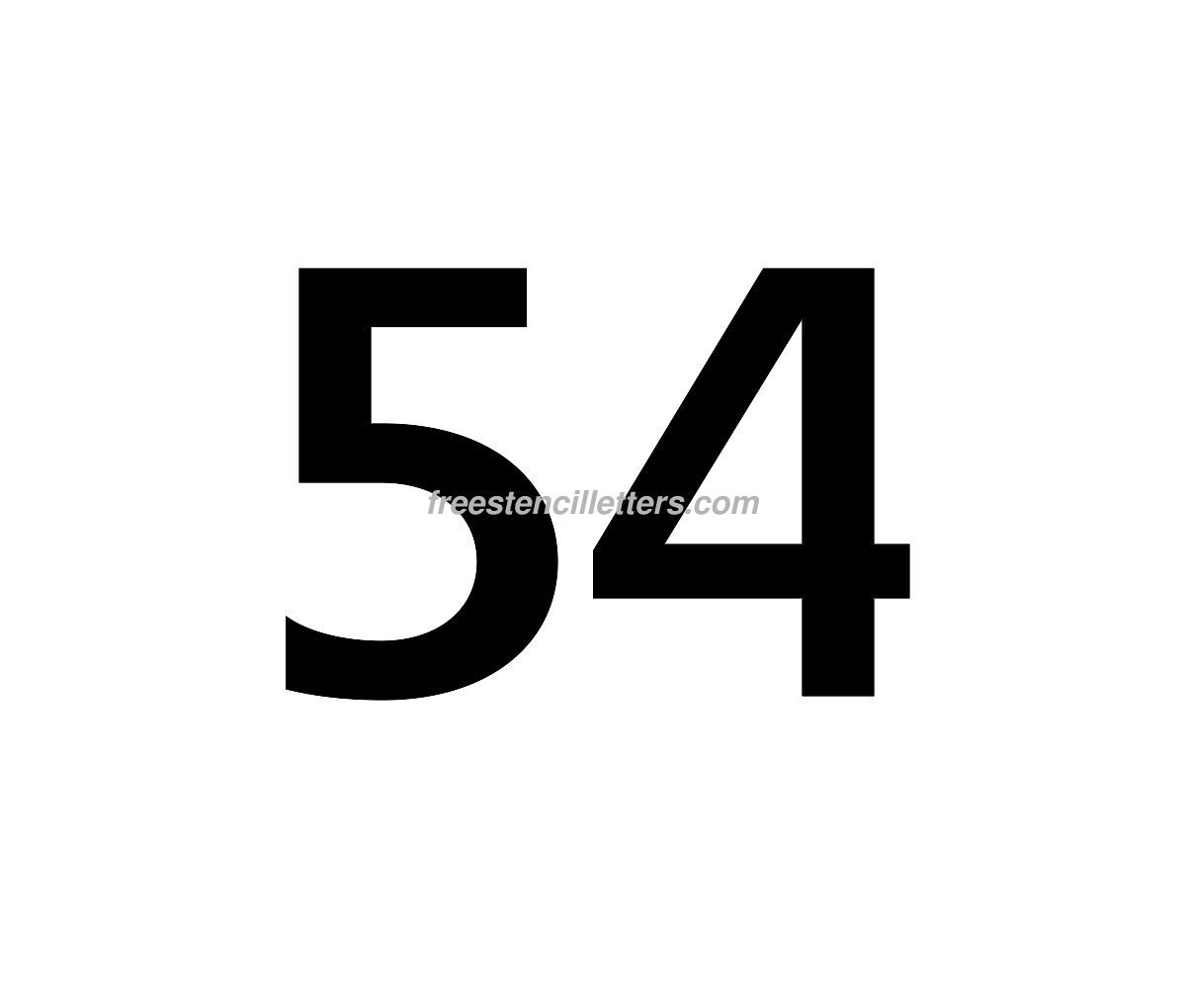 number 54