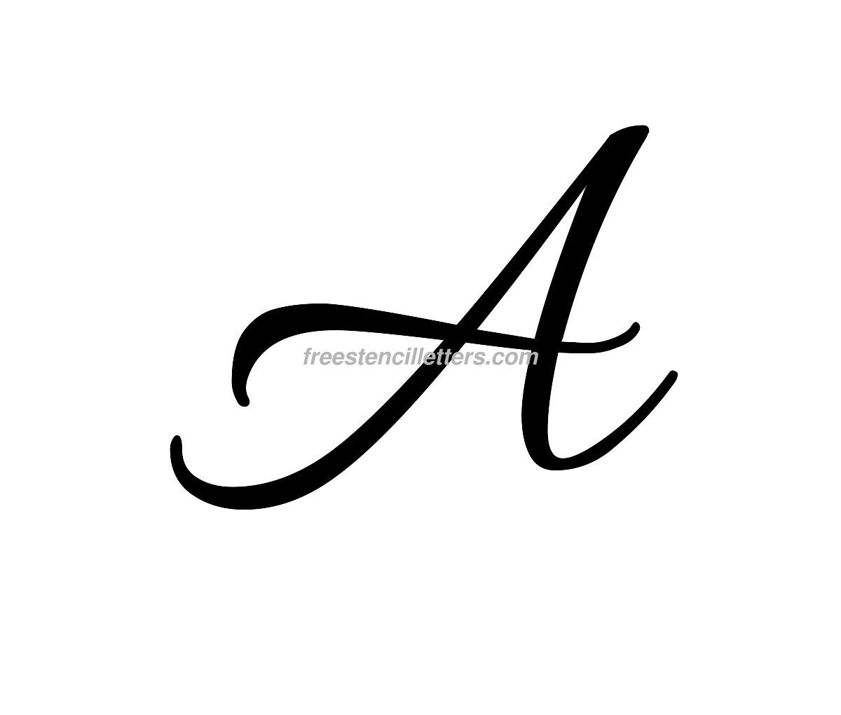 Cursive Letters Archives Free Stencil Letters Many people approach cursive writing as a way to be more creative and use handwriting in more situations. free stencil letters