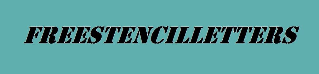 Monogram Stencil Letters Archives - Free Stencil Letters